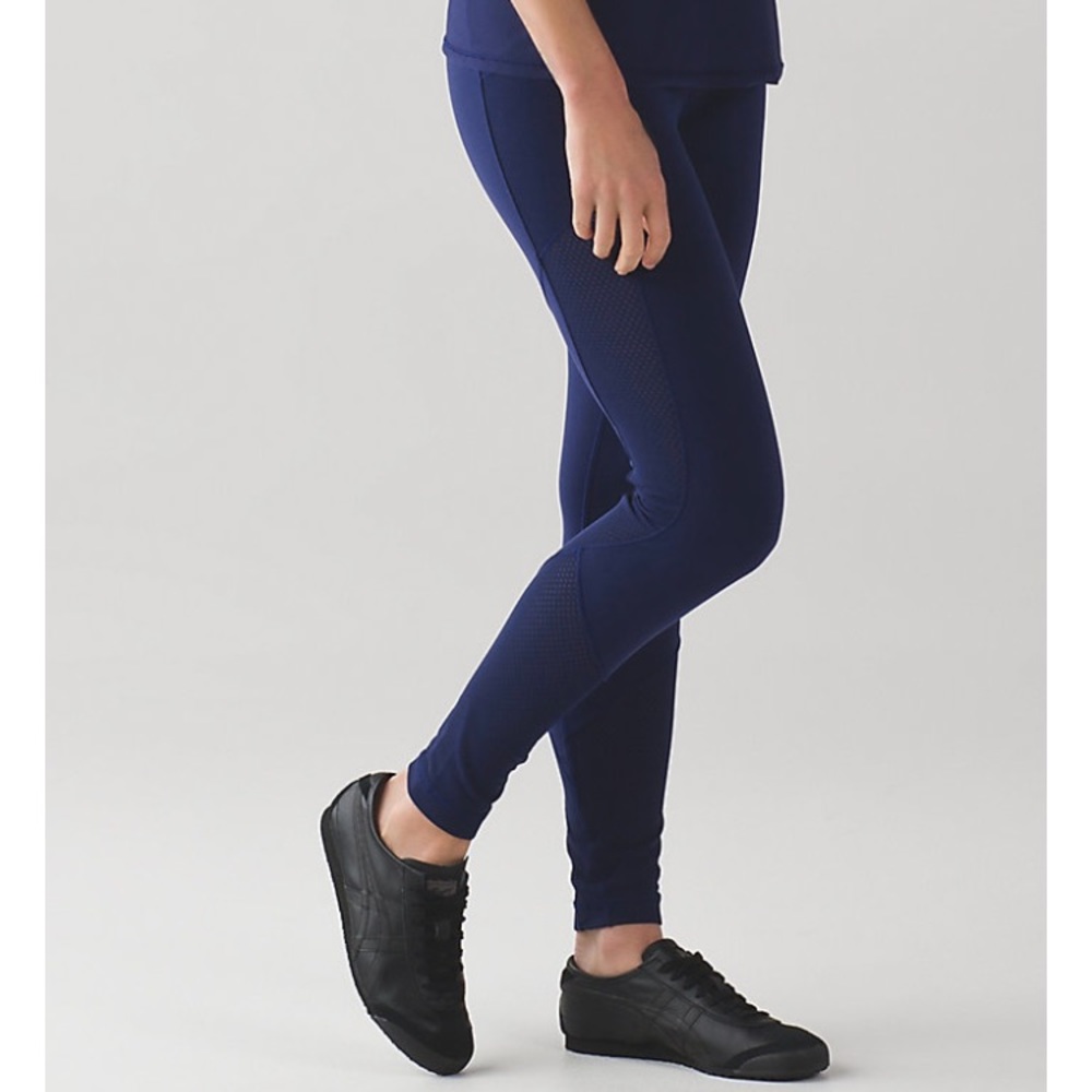 Navy Blue Full Length Lululemon Leggings